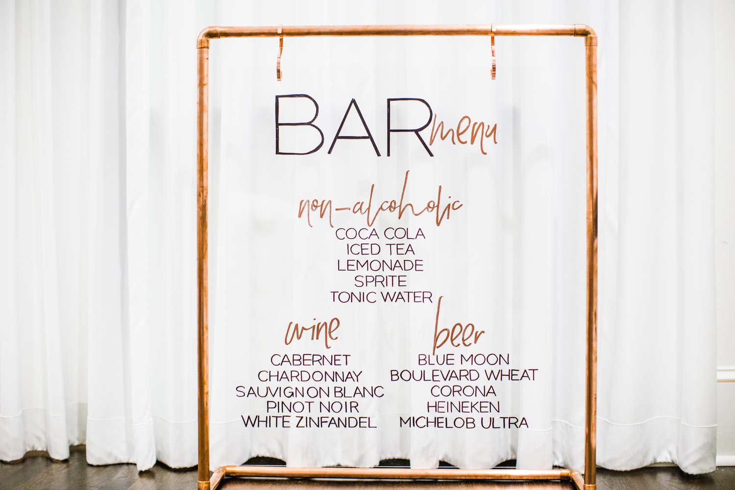 Open Bar Expenses