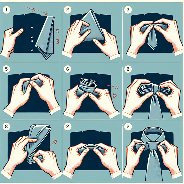 adjusting the puff of a pocket square