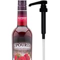 Raspberry syrup bottle