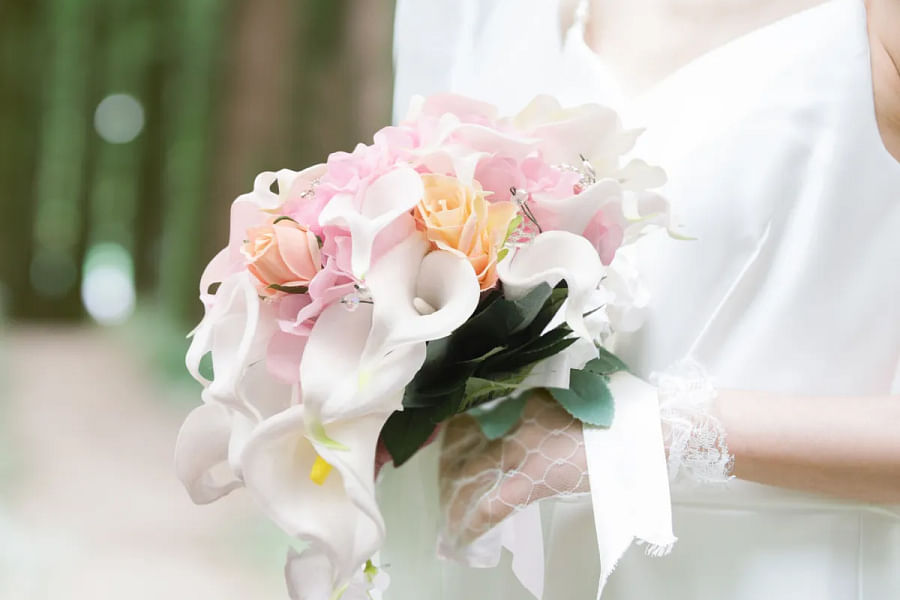 calla lilies wedding bouquet