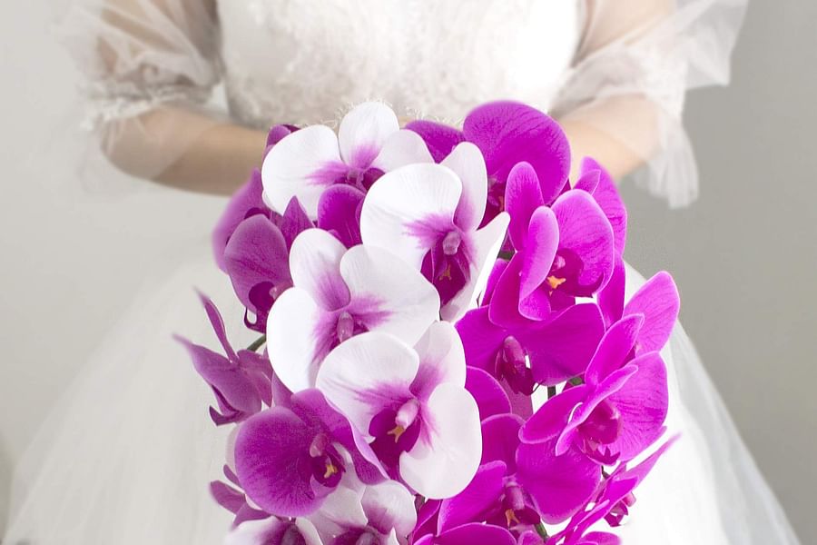 orchids wedding bouquet