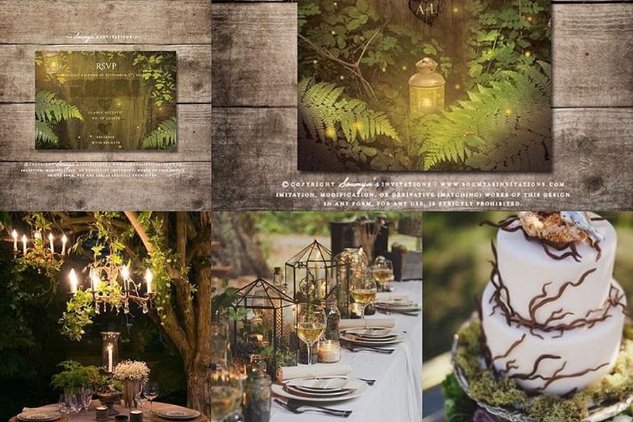 enchanted forest wedding theme