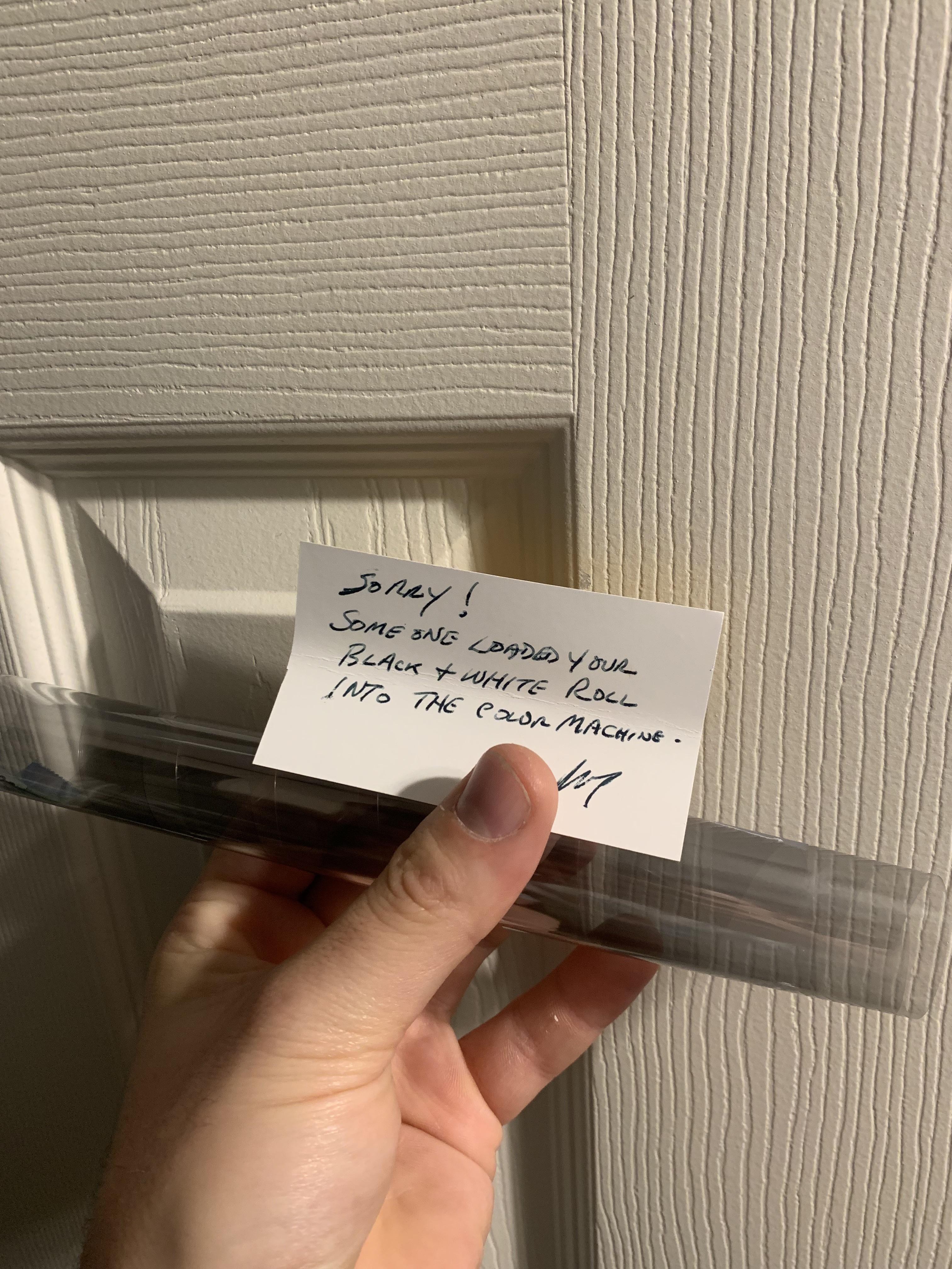 polite reminder note