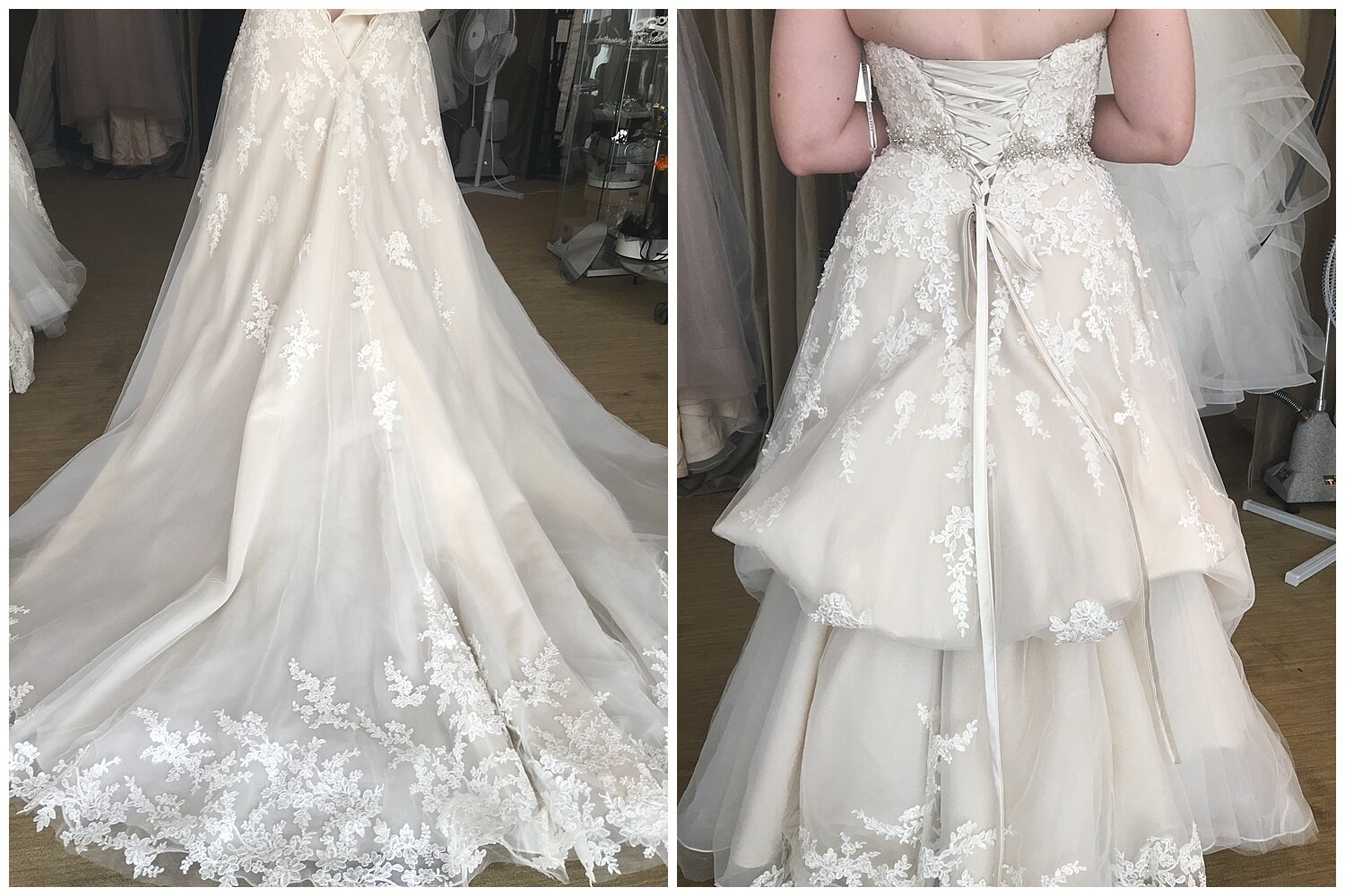 Ballroom Bustle wedding dress