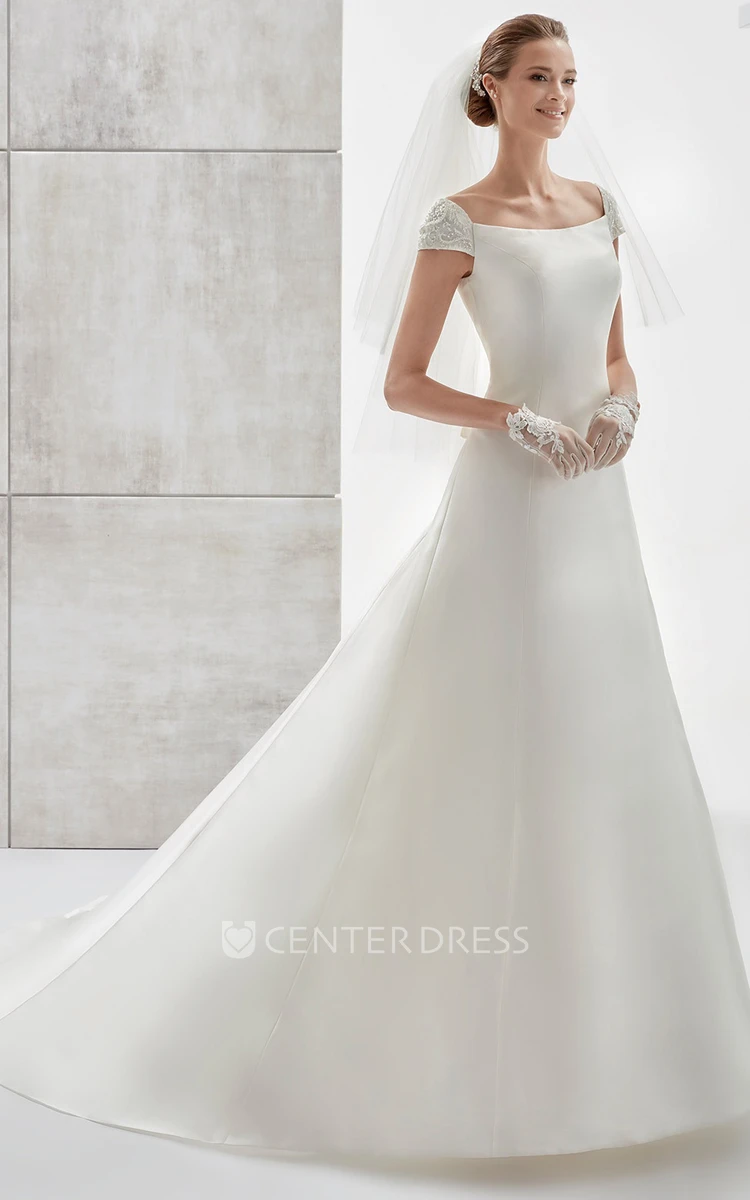easy-to-tie wedding dress bustle