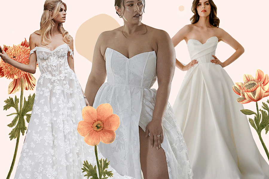 Royal Bustle wedding dress