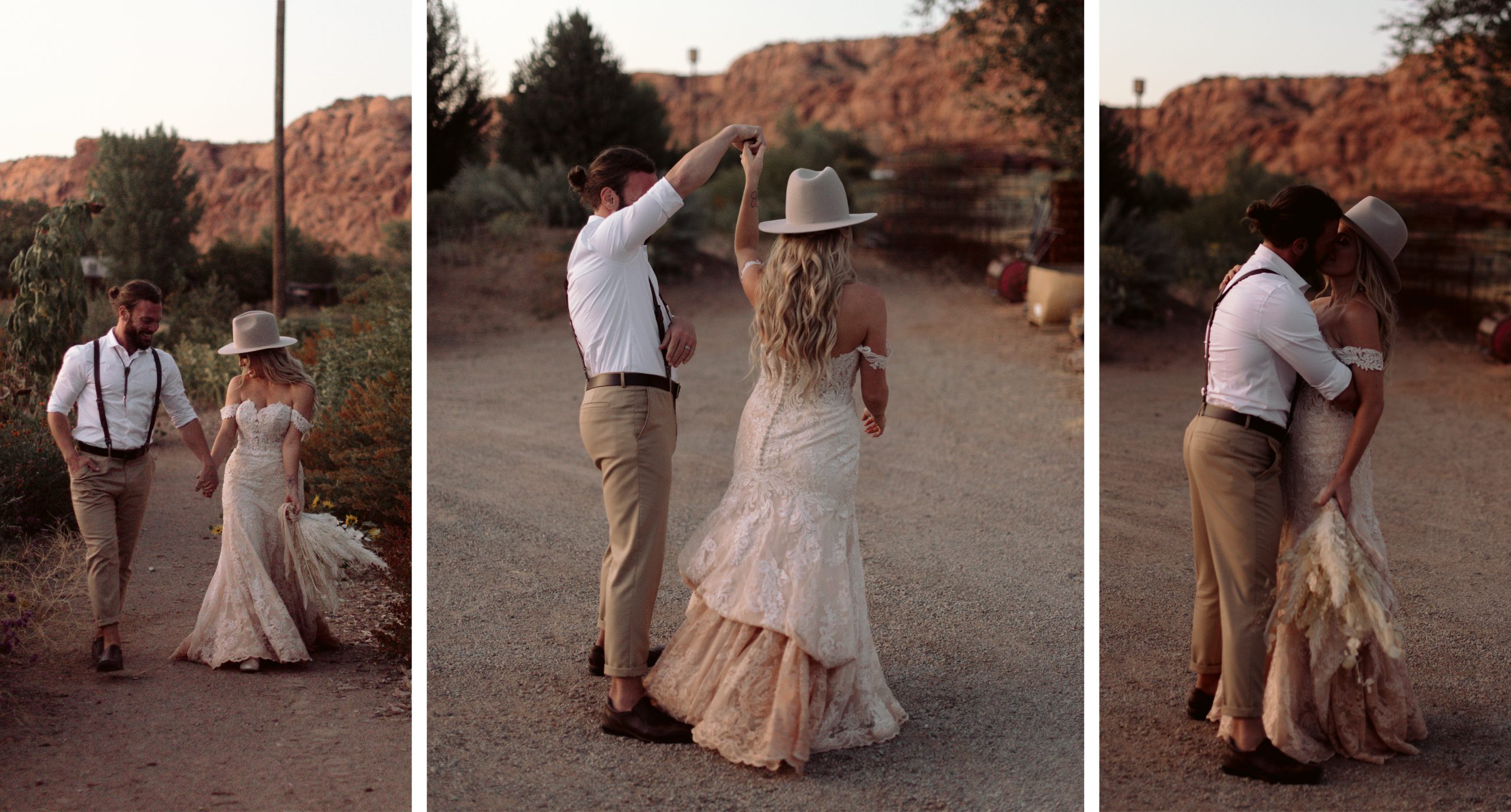wedding dress bustle practice