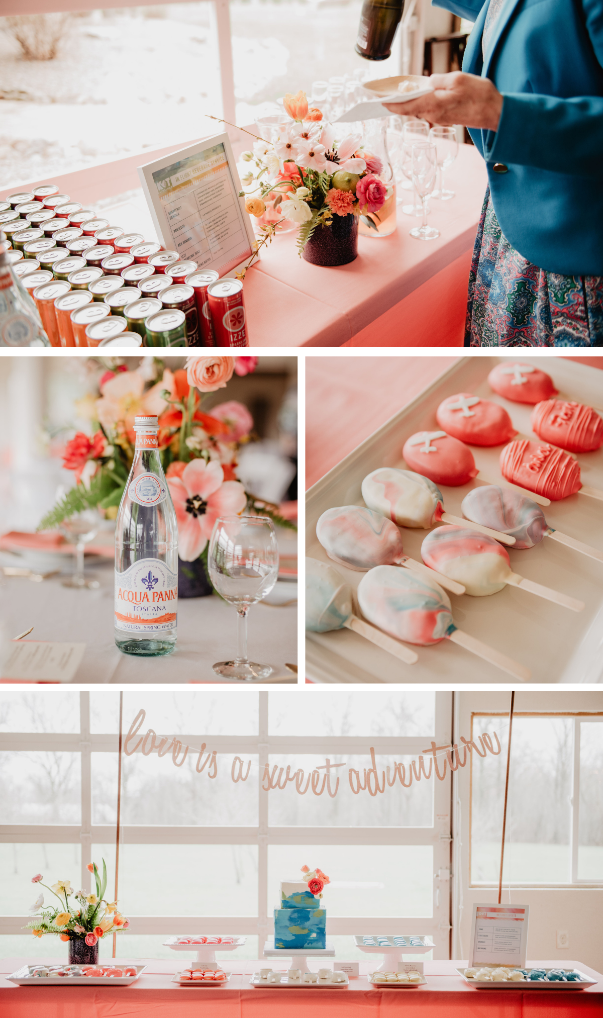 travel themed wedding shower
