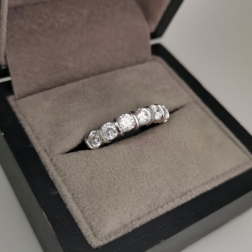 Bar Set Eternity Ring
