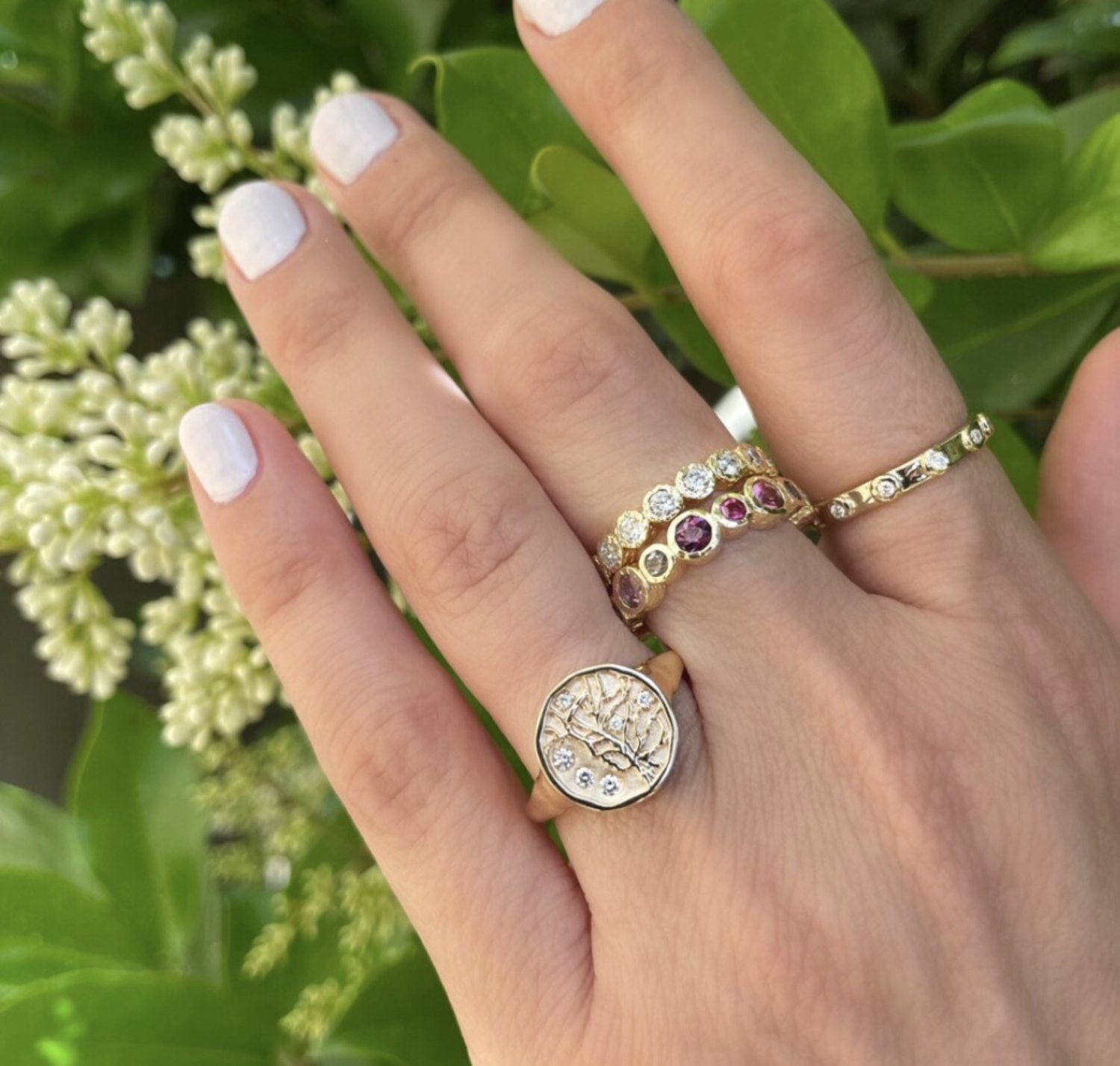 Bezel Set Eternity Ring