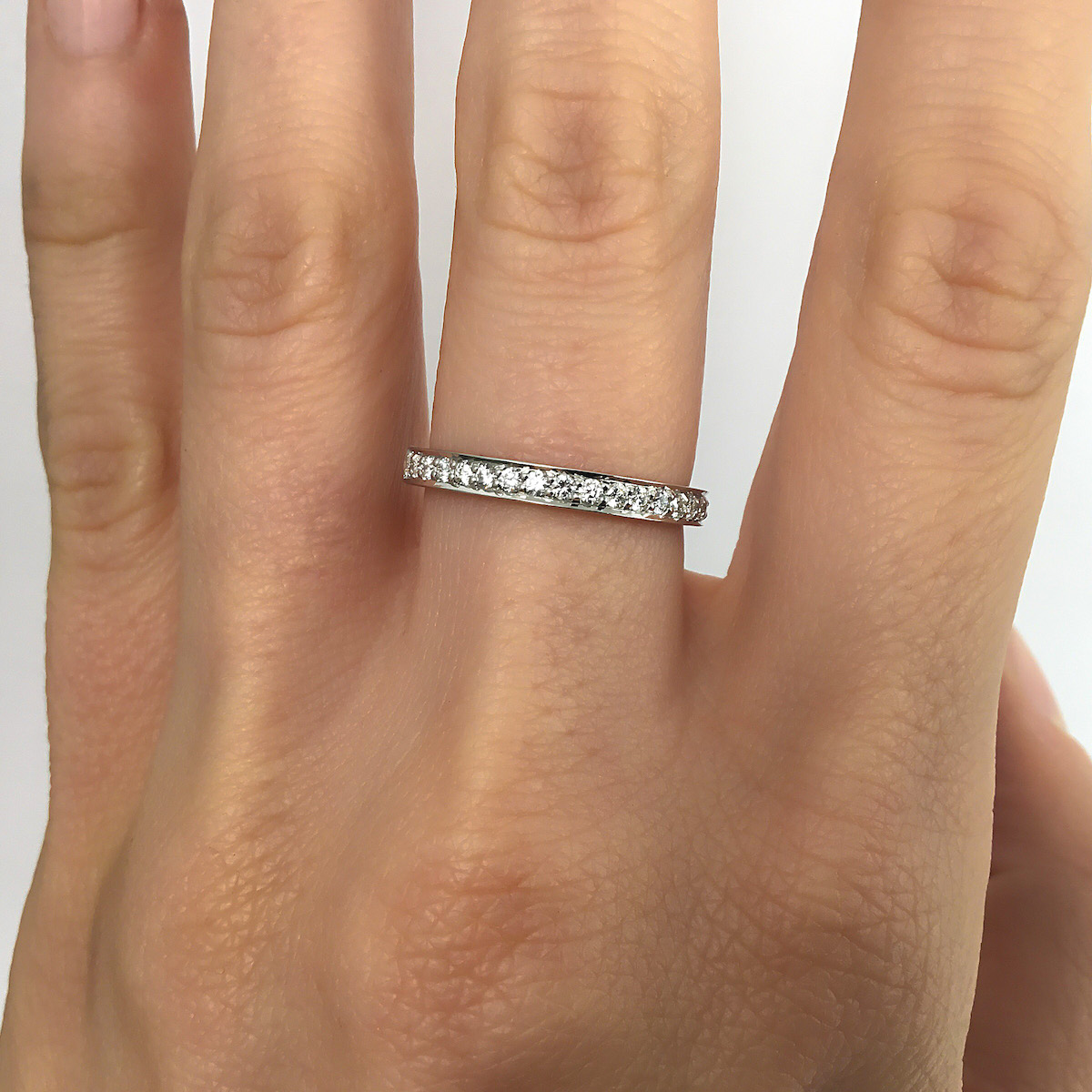 Pave Set Eternity Ring