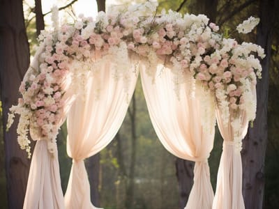 The Ultimate Wedding Arch: How to Decorate it with Fabric