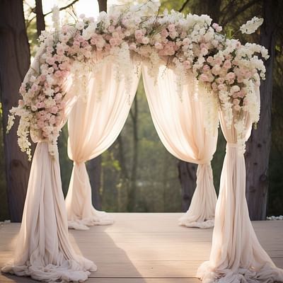 The Ultimate Wedding Arch: How to Decorate it with Fabric