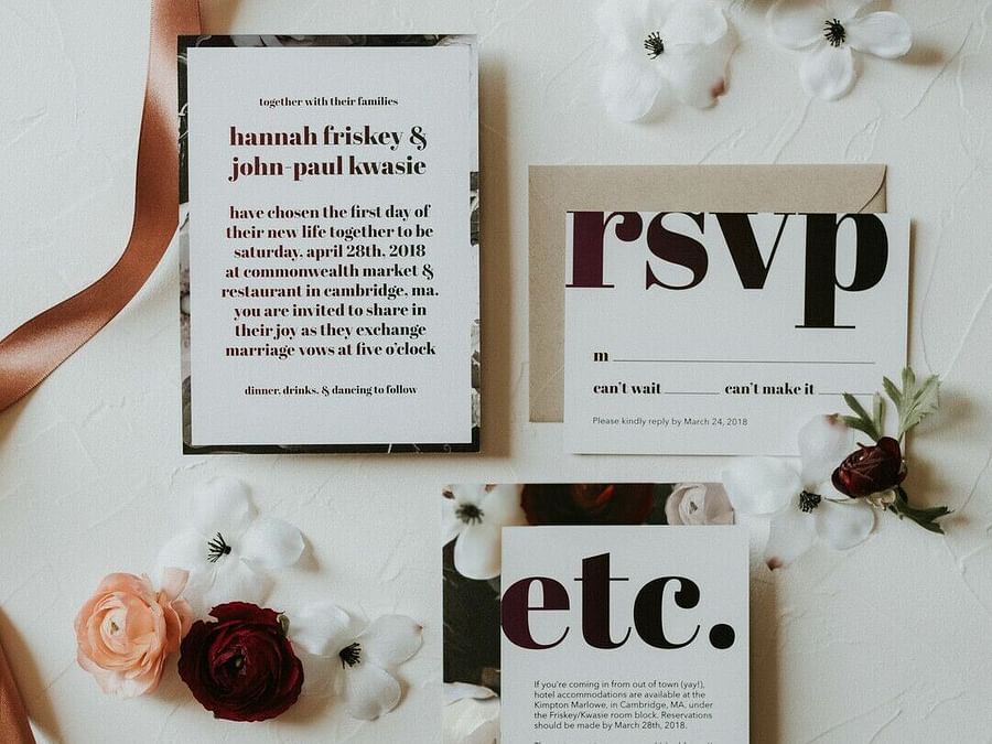 Creative and Personalized Wedding RSVP Card