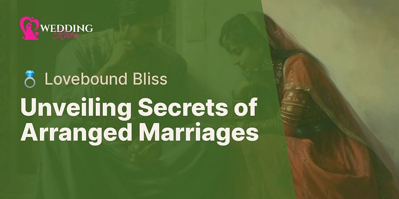 Unveiling Secrets of Arranged Marriages - 💍 Lovebound Bliss