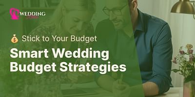 Smart Wedding Budget Strategies - 💰 Stick to Your Budget