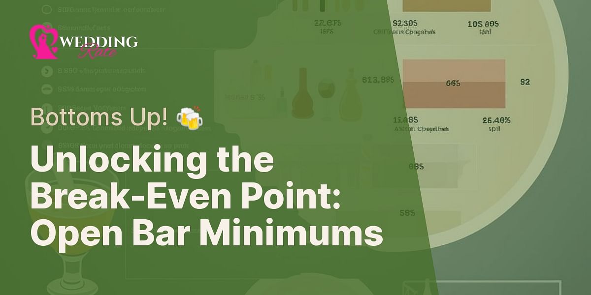 What is the minimum consumption per guest for a venue to break even on