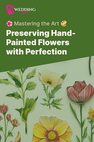 Preserving Hand-Painted Flowers with Perfection - 🌺 Mastering the Art 🎨