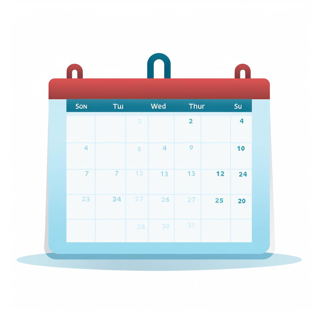 A calendar showing a span of three weeks.