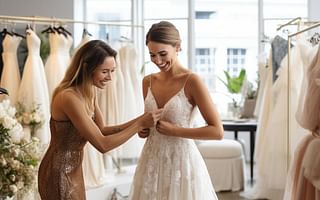 What should I anticipate during my wedding dress shopping experience?